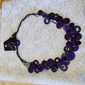 Paparazzi Wonderfully Walla Walla Purple Necklace Set